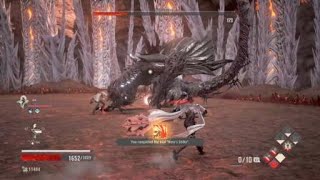 CODE VEIN Hellfire Knight 60k and more damage [96k] - Hero's Strike