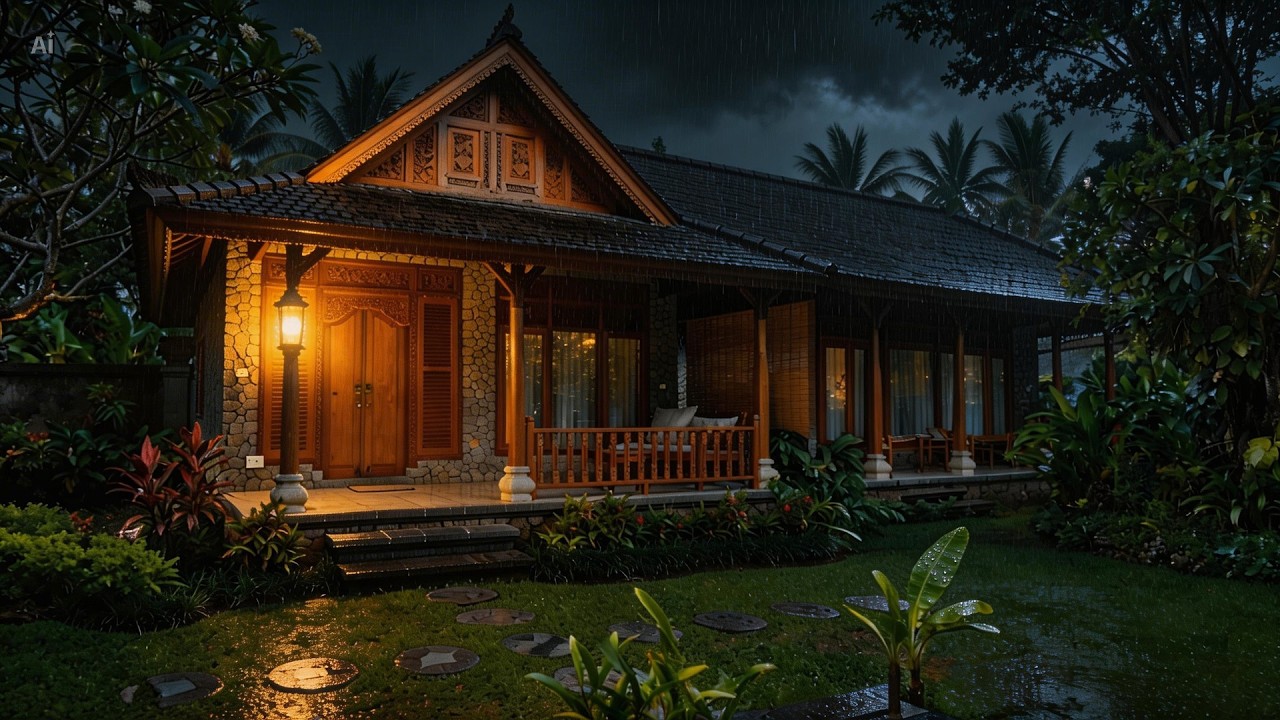 Best Place to Stay | Me Time | Rain Sound for better Sleep 5 Hours