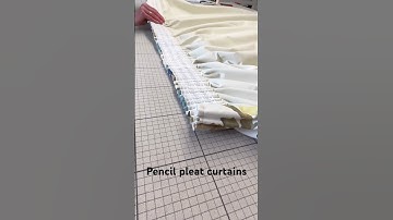 Pencil pleat curtains #curtains #tutorial #sewing #interior #sewingtutorial #sewingtips #sewinghacks