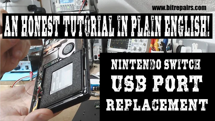 Nintendo Switch USB Port Replacement Teardown, Repair & Reassembly