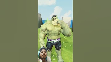 yah Kya Ho Gaya Hulk ke sath  Squid game cookies test #superherorun #superhero #funny