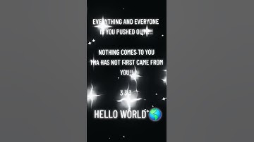 HELLO WORLD 🌎 #ENLIGHTENMENT #INSPIRATION #MOTIVATION #HELLOWORLD
