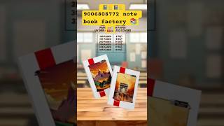 Notebook wholesale and manufacturing company all' type note copy manufacturing company best price 🏭📚