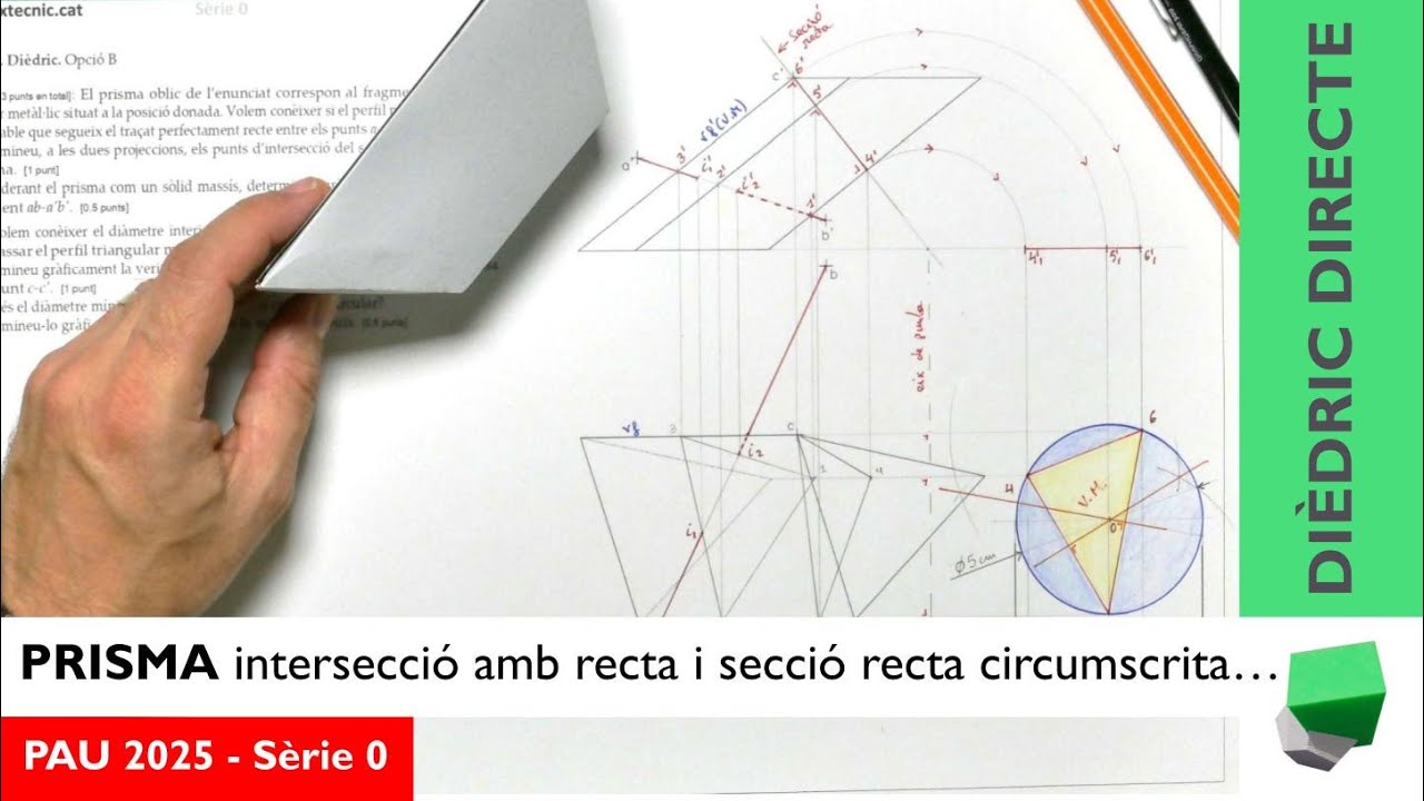 2025 🟠 Intersecció i secció mínima d'un prisma oblic: el nou repte de les PAU 2025!