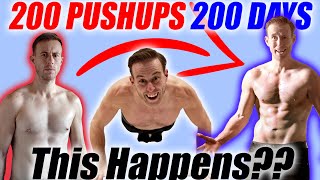 200 Pushups a Day, This is what happened! (I'm 42)