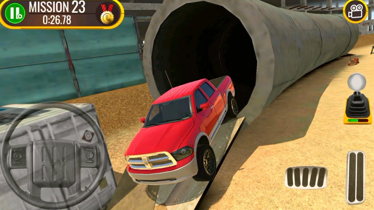 Construction Site Truck Driver Game Android Gameplay 4 - Excavator, Crane ,Truck Driving Simulator