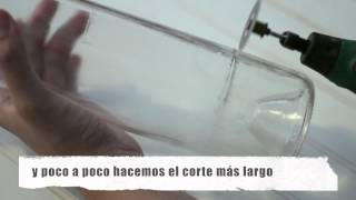 DIY: cortar botellas de cristal - YouTube