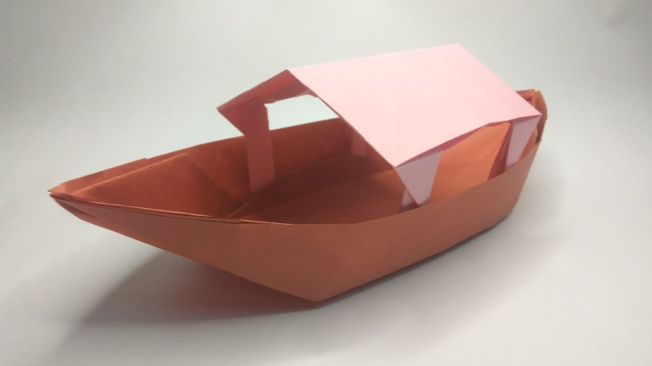 How to make a paperboat Paper house boat YouTube