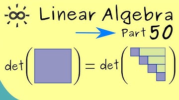 Linear Algebra 50 | Gaussian Elimination for Determinants