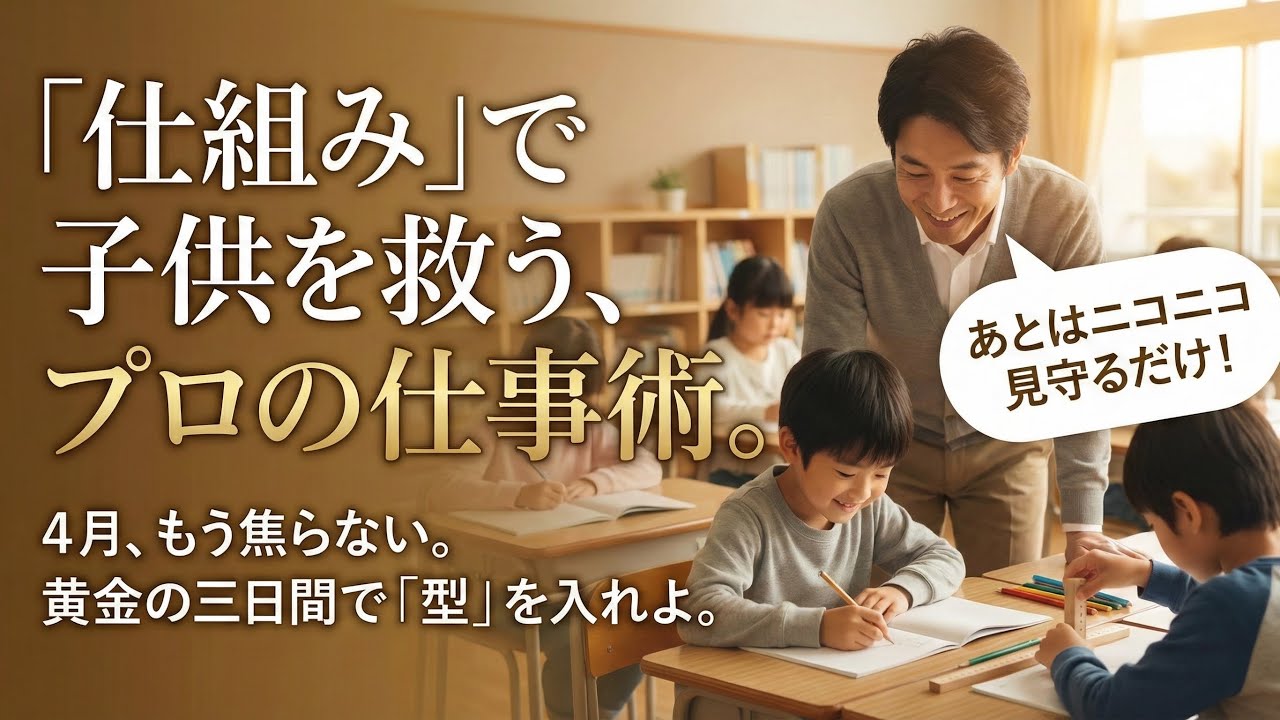 【授業の百科事典】4月からを「楽」にするために「今」やるべきこと！