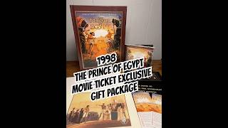 1998 The Prince Of Egypt Movie Ticket Exclusive Gift Package Released By Walmart.