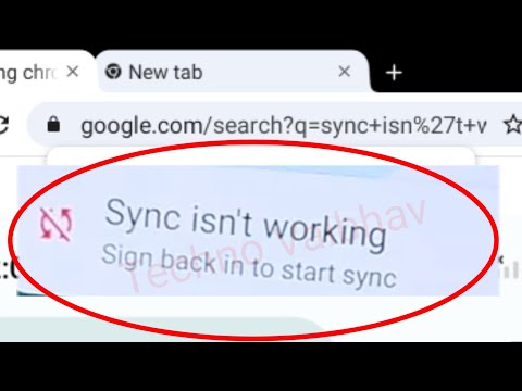 Fix Chrome Browser Sync isn't working Problem Solve