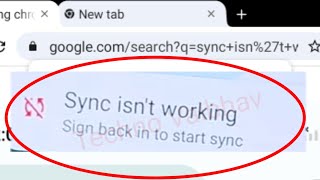 Fix Chrome Browser Sync isn't working Problem Solve