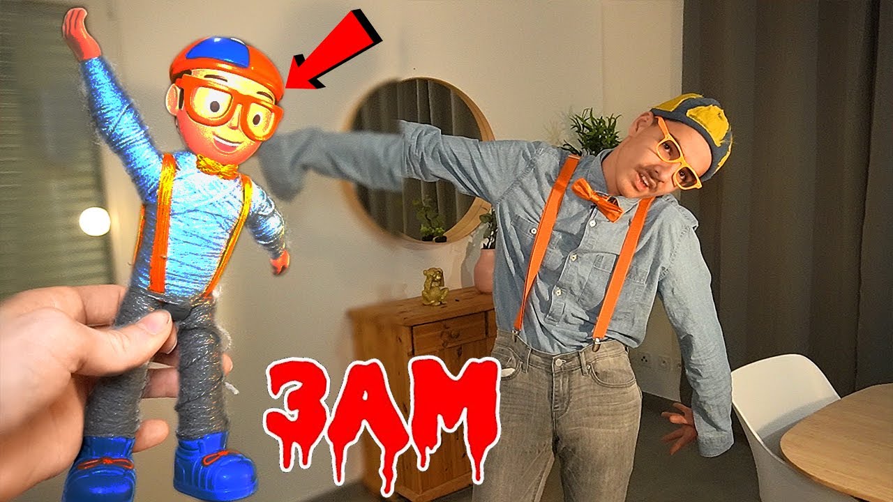 N'UTILISEZ PAS LA POUPÉE VAUDOU BLIPPI À 3 HEURES DU MATIN ! (BLIPPI DANS LA VRAIE VIE)