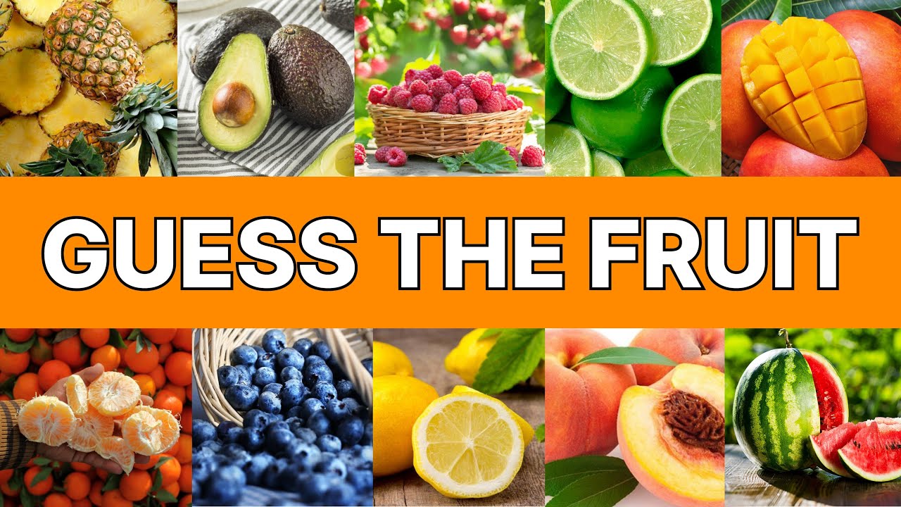 Guess The Fruit. Funny Quiz YouTube