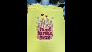 How to customize a t-shirt using one step, self cutting heat transfer paper screenshot 5