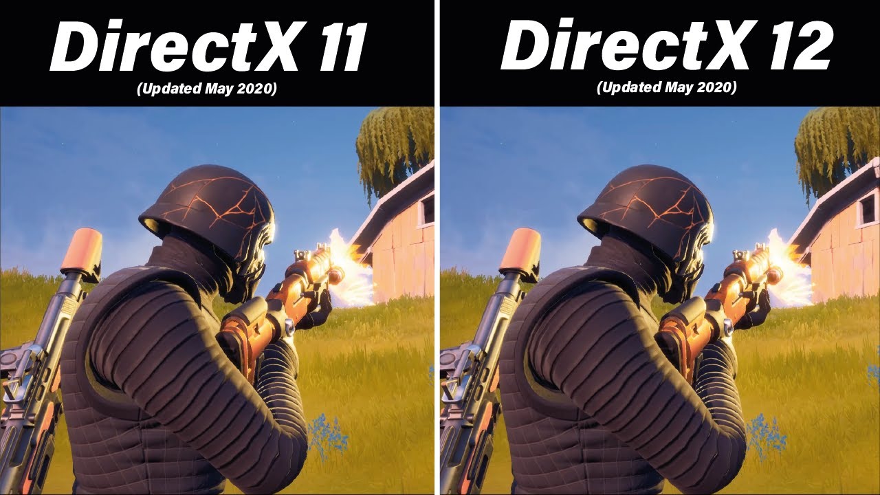 Игры на directx 11. Dx11 vs dx12 Fortnite. DIRECTX 11 vs 12.