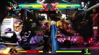 UMVC3: MODOK Air Tick Throw Testing