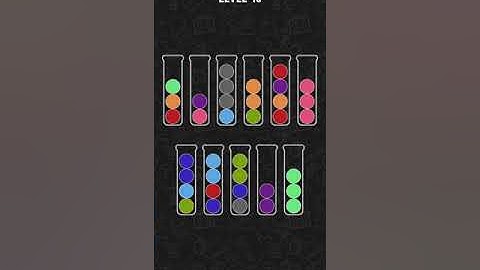 Ball Sort Puzzle   level 43 1 !!! Mobile Cell Phone Game Walkthrough Android / Apple