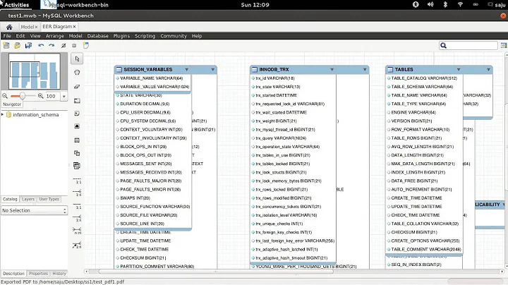 How to create ER Diagram from existing Database using MySQL WorkBench