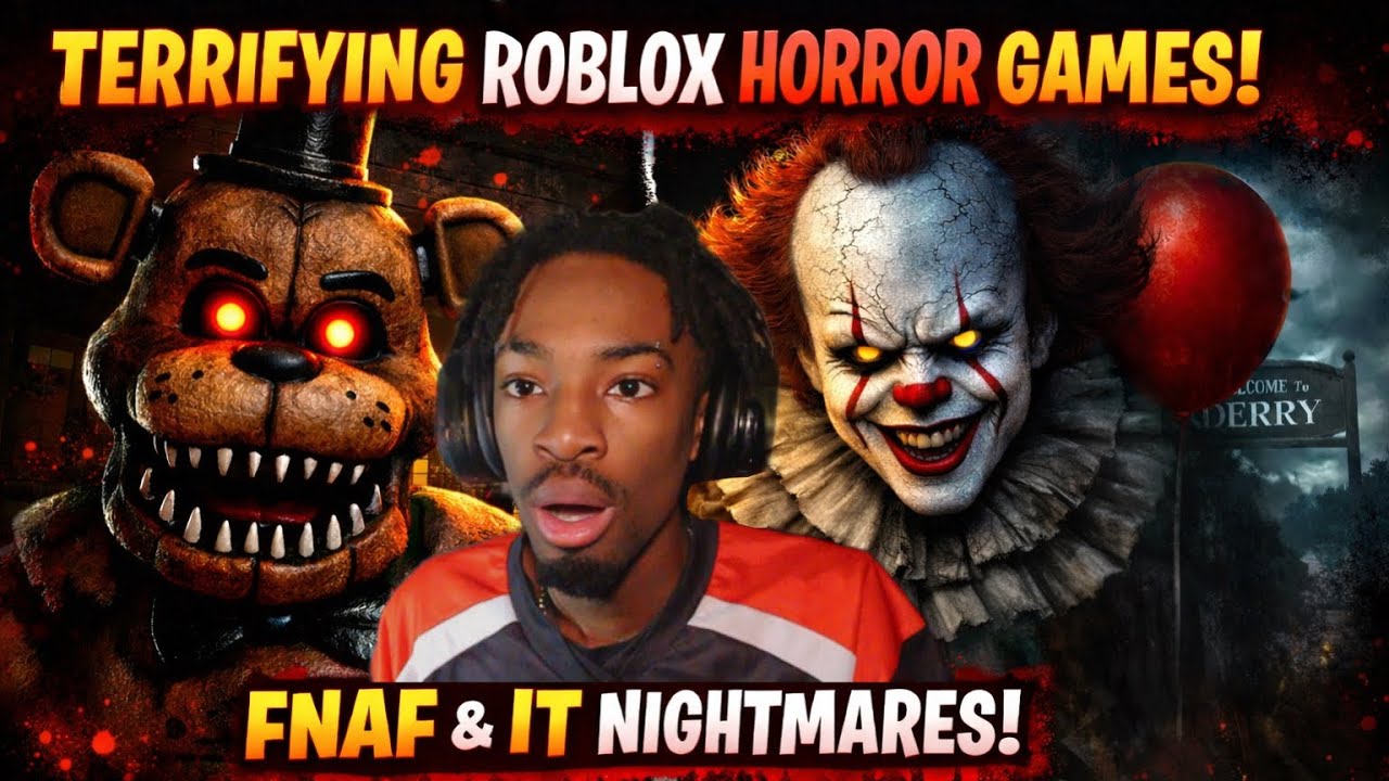 Я играл в САМЫЕ СТРАШНЫЕ хоррор-игры на Roblox... FNAF и Welcome to Derry | (Случайные страшные и...