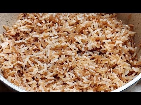 طريقة عمل الرز البسمتي بالشعرية
