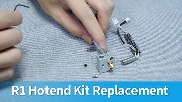 How to change hotend kit for jgmaker R1 3d printer