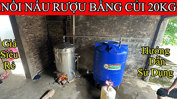 Bộ Nồi Nấu Rựou 20KG Đun Bằng Củi Chất Liệu Inox 304 Giá Siêu Rẻ | Hướng Dẫn Sử Dụng Và Lắp Đặt
