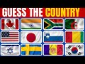 Guess the Country by Its Flag 🌍🗺️✨  | Can You Guess The 100 Flags ?
