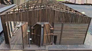 An Incredible Engine House Custom Built by Don Eastman in O scale.