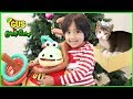 I visit Ryan ToysReview for Christmas and play with Ryan's Cat!