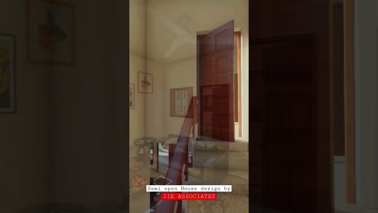 A semi open house design by JIK Associates.