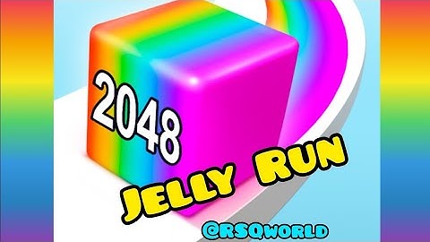 Jelly Run 2048 game Level 21 to 30 gameplay 
