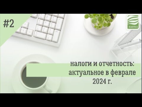 Видео: Налоги и отчетность. Актуальное на февраль 2024 г.