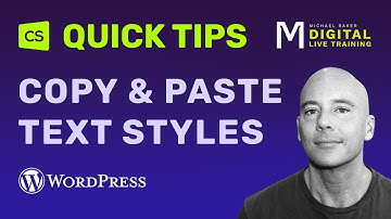 Copy and Paste Text Styles - Cornerstone Quick Tips