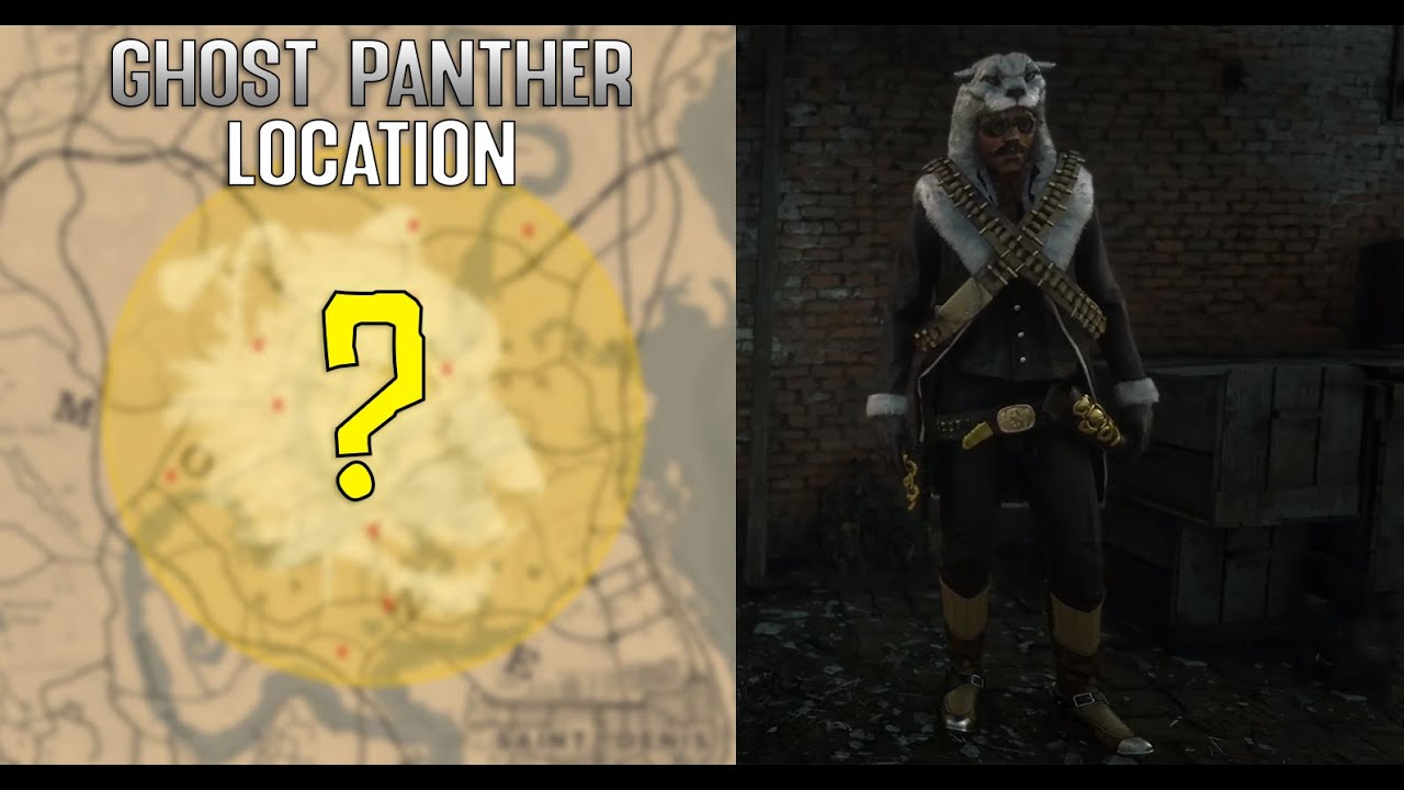 Legendary Ghost Panther In Red Dead Online! - Ghost Panther Garment -