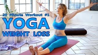 Yoga For Weight Loss & Flexibility Day 1 Workout - Fat Burning 20 Minute Beginners Class
