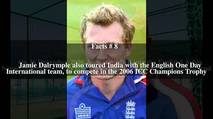 Jamie Dalrymple Top # 18 Facts