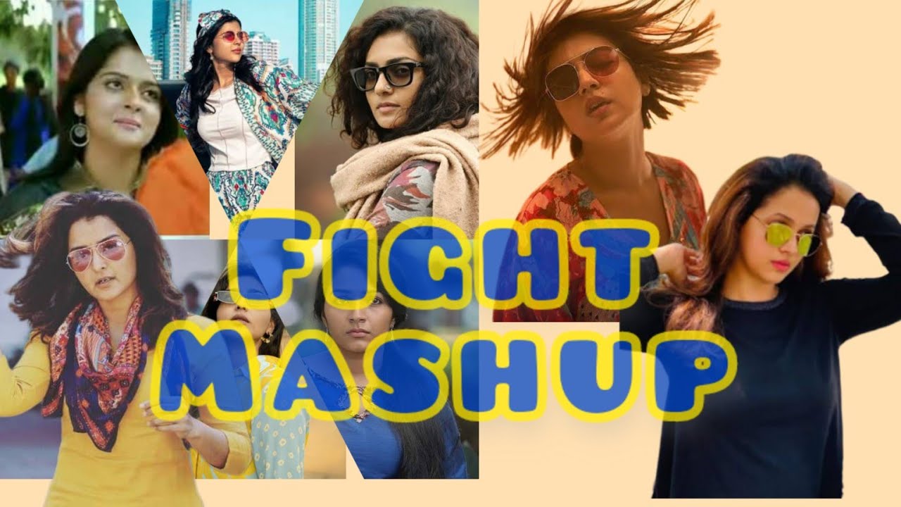 Multifemale malayalam fight mix  | women kick and fight👊 power | attitude 💪