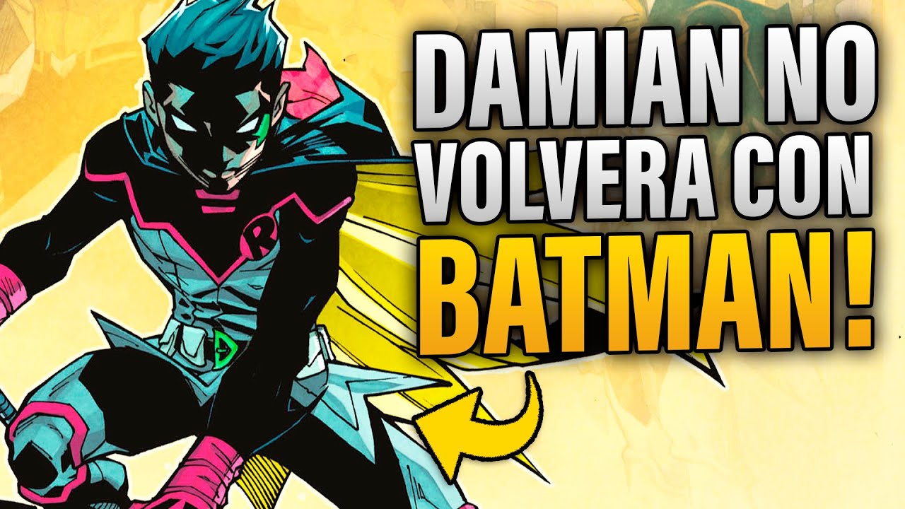 Damian No Volvera Con Batman (2021) | Robin Annual #1