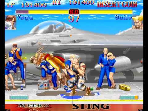 Super Street Fighter II Turbo - 1CC Game Difficulty 4/Medium, This Game Sucks!!! (Arcade, By Sting)
