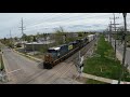 Railfanning Action Plymouth - High View - Don&#39;t Do This - Idiot of the Day - CSX 801 &amp; CSX 3051