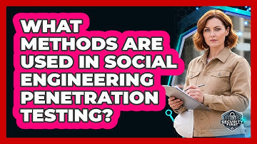 What Methods Are Used In Social Engineering Penetration Testing?