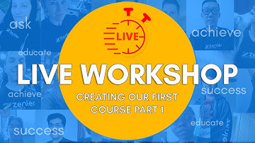 New Zenler Live Event - Course Creation Part 1 - 16/05/2021