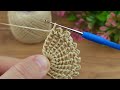 Everything made with these threads is beautiful! I made an easy Tunisian crochet flower #crochet