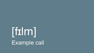 Example call - Telephone in English: Business call