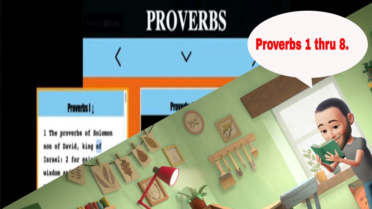 PROVERBS A Reading Proverbs 1 Through 8Did You All Know That In 