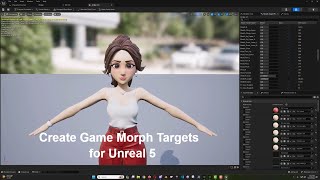 How to Create Game Morph Targets with Reallusion Character Creator and iClone for Unreal 5