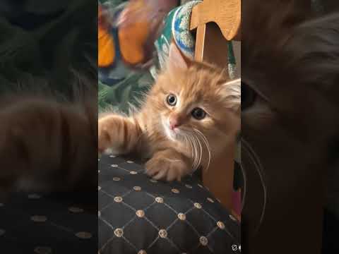 POV: Your Kitten Discovers Butterflies for the First Time! 🦋😍 #Shorts #kittentime #kitten #animals