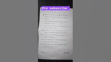 CYBER LAW AND INTERNET  SECURITY  BCA 6 SEMESTER 2023 QUESTION  PAPER LU #bca #pyqs